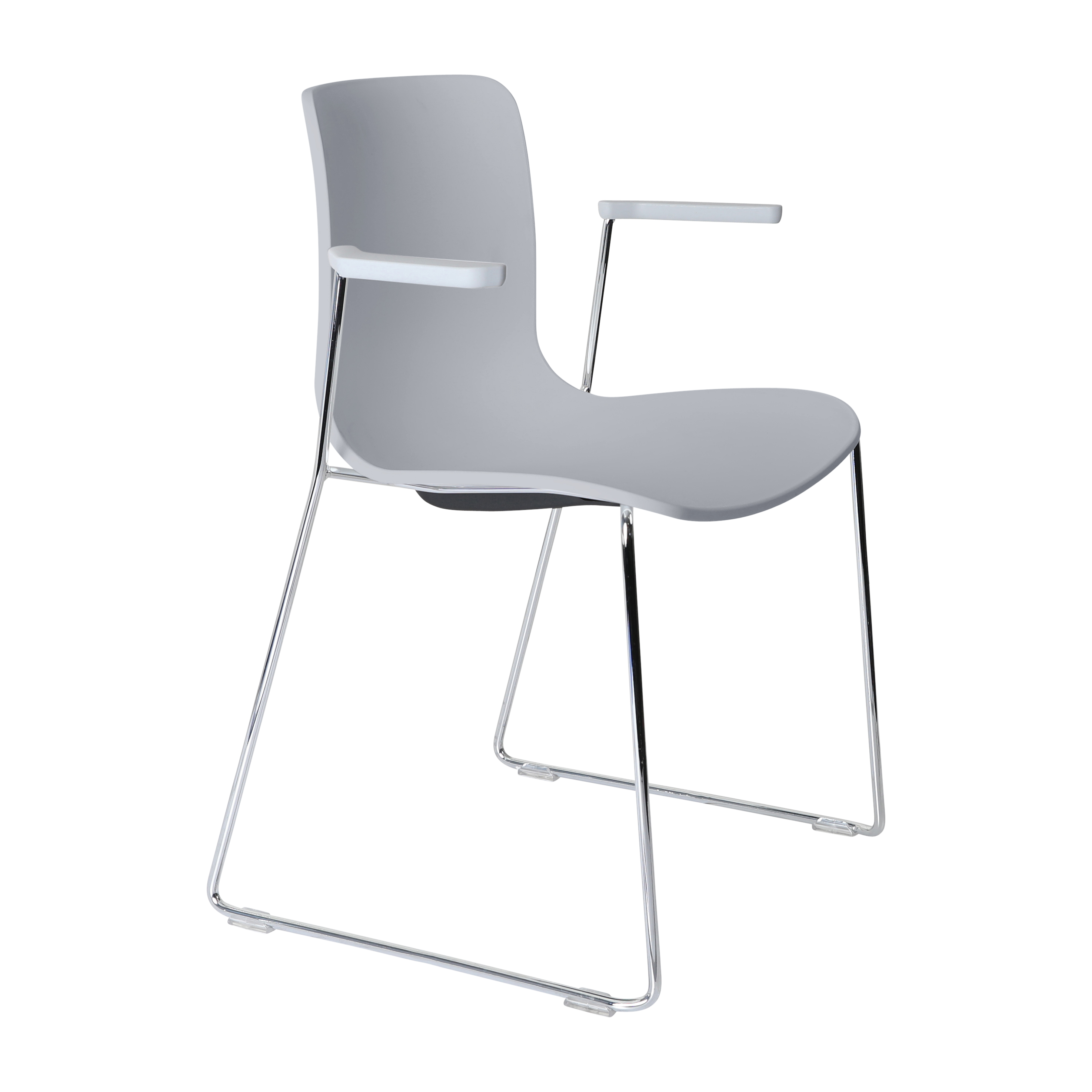 Acti Armchair (Light Grey / Sled Base Arms)